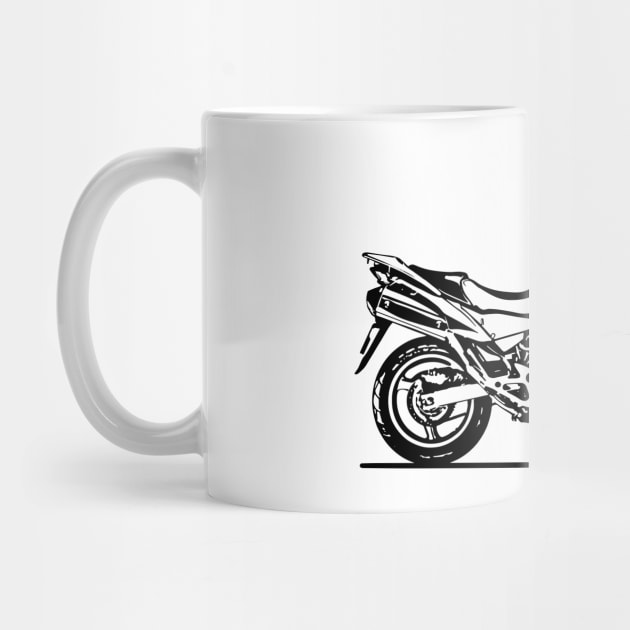 XL1100V Varadero Motorcycle Sketch Art by DemangDesign